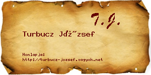 Turbucz József névjegykártya