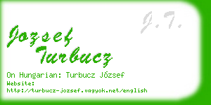 jozsef turbucz business card